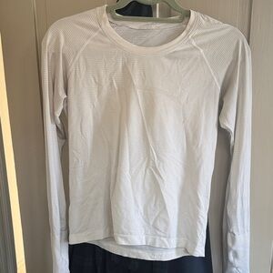lululemon athletica White Long Sleeve Top